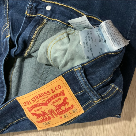 514 Levi’s Denim Jeans Men - Dark Blue - Picture 5 of 5